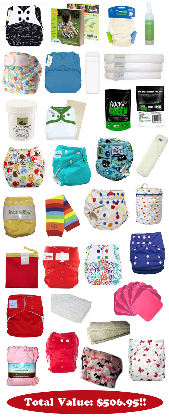 Fall In Love With Fluff $500 Cloth Diaper Prize Pack