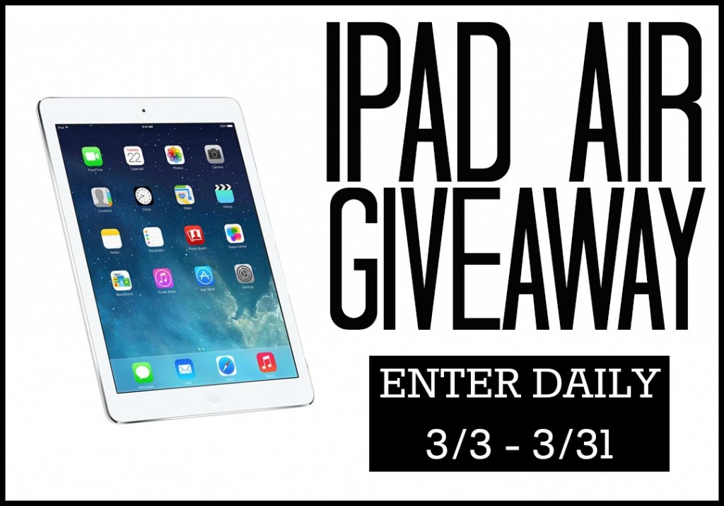 Ipad Air Giveaway Image