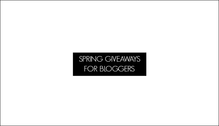 Spring Giveaways