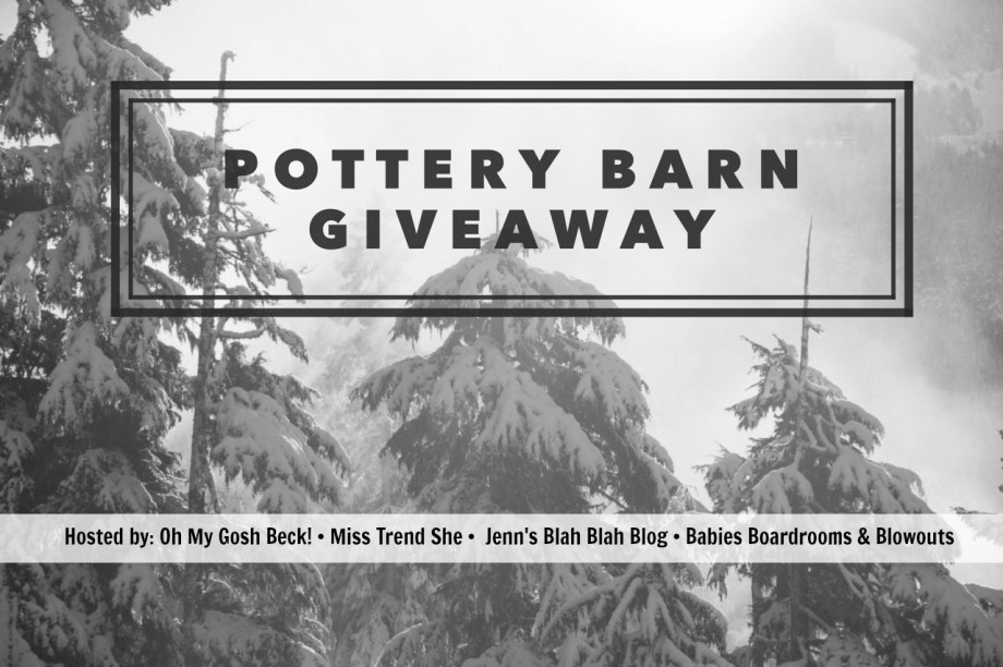 Pottery Barn Giveaway