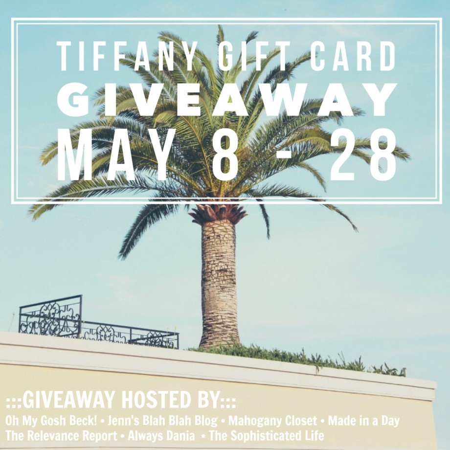 Tiffany Giveaway